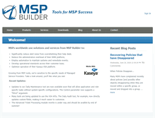 Tablet Screenshot of mspbuilder.com